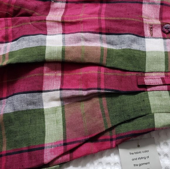 FOR Pete's Sake vintage pink double breasted short set M - Picture 6 of 8